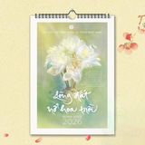Lịch Treo Tường Thư Pháp Làng Mai - Bính Ngọ 2026 - Lòng Đất Nở Hoa Trời