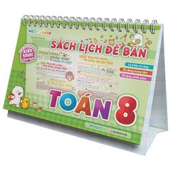 Sách Lịch Để Bàn - Tra Cứu Nhanh Kiến Thức Hàng Ngày - Toán 8