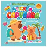 Sticker Capybara - Tìm Vật Ẩn Giấu (Cuốn Lẻ)