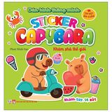Sticker Capybara - Tìm Vật Ẩn Giấu (Cuốn Lẻ)