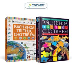 Combo 2 cuốn bách khoa tri thức cho trẻ em: Khám phá và Sáng tạo & Câu hỏi và Trả lời