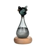 Đồ trang trí bình báo bão storm glass - Mèo Ai Cập