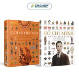 Combo 2 cuốn: Lịch sử Việt Nam bằng hình + Hồ Chí Minh - Tiểu sử bằng hình
