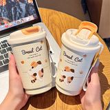 Bình, ly nước giữ nhiệt - Bread Cat