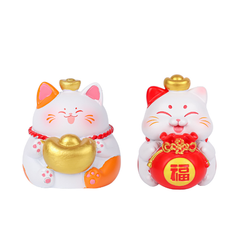 Mô hình trang trí - Mèo thần tài may mắn