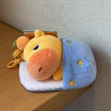 Móc khóa bông - Capybara ngủ