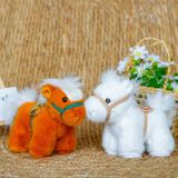 Móc khóa ngựa bông