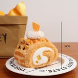 Móc khóa bông - Bánh cuộn