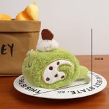 Móc khóa bông - Bánh cuộn