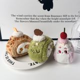 Móc khóa bông - Bánh cuộn