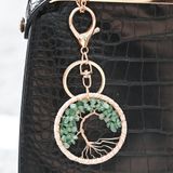 Móc khóa cây năng lượng đá