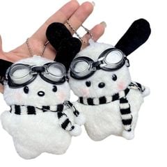 Móc khóa bông - Cún tai dài