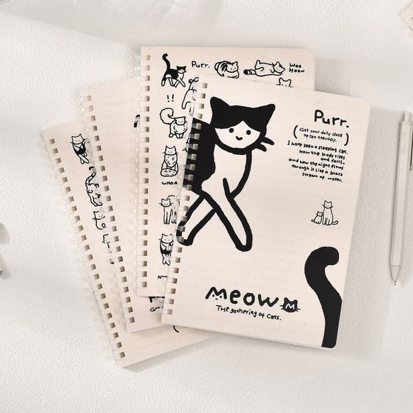 Sổ tay gáy mềm - Mèo meow