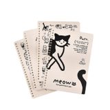 Sổ tay gáy mềm - Mèo meow