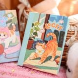 Sổ A7 bìa cứng - Mèo
