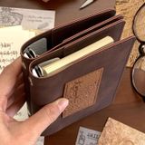 Sổ tay gáy còng A7 bìa giả da
