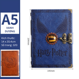 Sổ tay bìa PU khóa cài - Harry Potter
