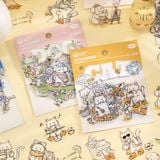 Sticker hình dán trang trí - Chó mèo