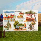 Sticker hình dán trang trí - Grandma's summer