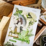 Sticker hình dán trang trí - Cây lá Green Plant