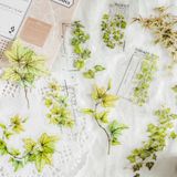 Sticker hình dán trang trí - Cây lá Green Plant