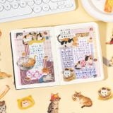 Sticker hình dán trang trí - Mèo Cute Cat Party
