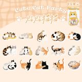 Sticker hình dán trang trí - Mèo Cute Cat Party