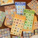 Sticker hình dán trang trí - Tem vuông