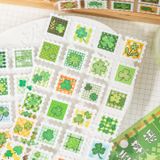 Sticker hình dán trang trí - Tem vuông