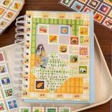 Sticker hình dán trang trí - Tem vuông