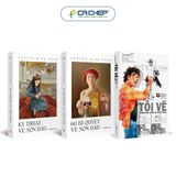 Combo 3 cuốn 60 bí quyết vẽ sơn dầu & Kỹ thuật vẽ sơn dầu & Tôi vẽ