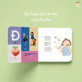 Bộ 3 cuốn Em bé bi bô - Dành cho bé Bật âm, Tập nói, Bi bô bập bẹ