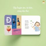 Bộ 3 cuốn Em bé bi bô - Dành cho bé Bật âm, Tập nói, Bi bô bập bẹ