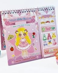 Happy fashion show - Học viện thời trang - Công chúa Kawaii - Sticker bóc dán sáng tạo