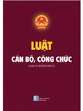 Luật cán bộ, công chức