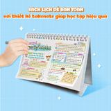 Sách Lịch Để Bàn - Tra Cứu Nhanh Kiến Thức Hàng Ngày - Toán 6