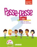 Passe-passe 2, méthode de français, A1, étape 1  livre de l'élève + cahier d'activités  avec des activités de préparation au DELF Prim