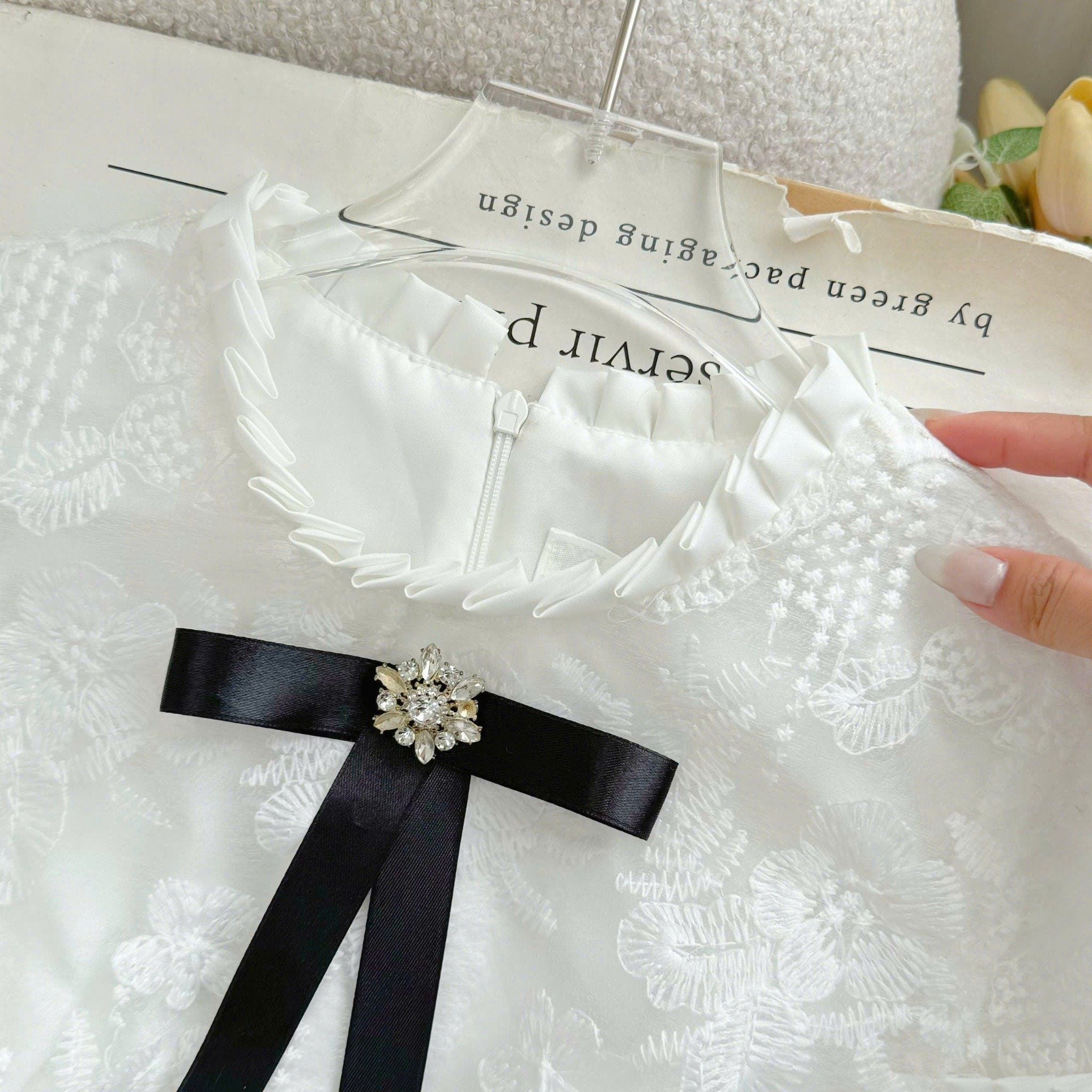 Đầm Ren Cotton Thiết Kế TuTu Store Phù Hợp Đi Tiệc Dành Cho Nữ - Mã D1416