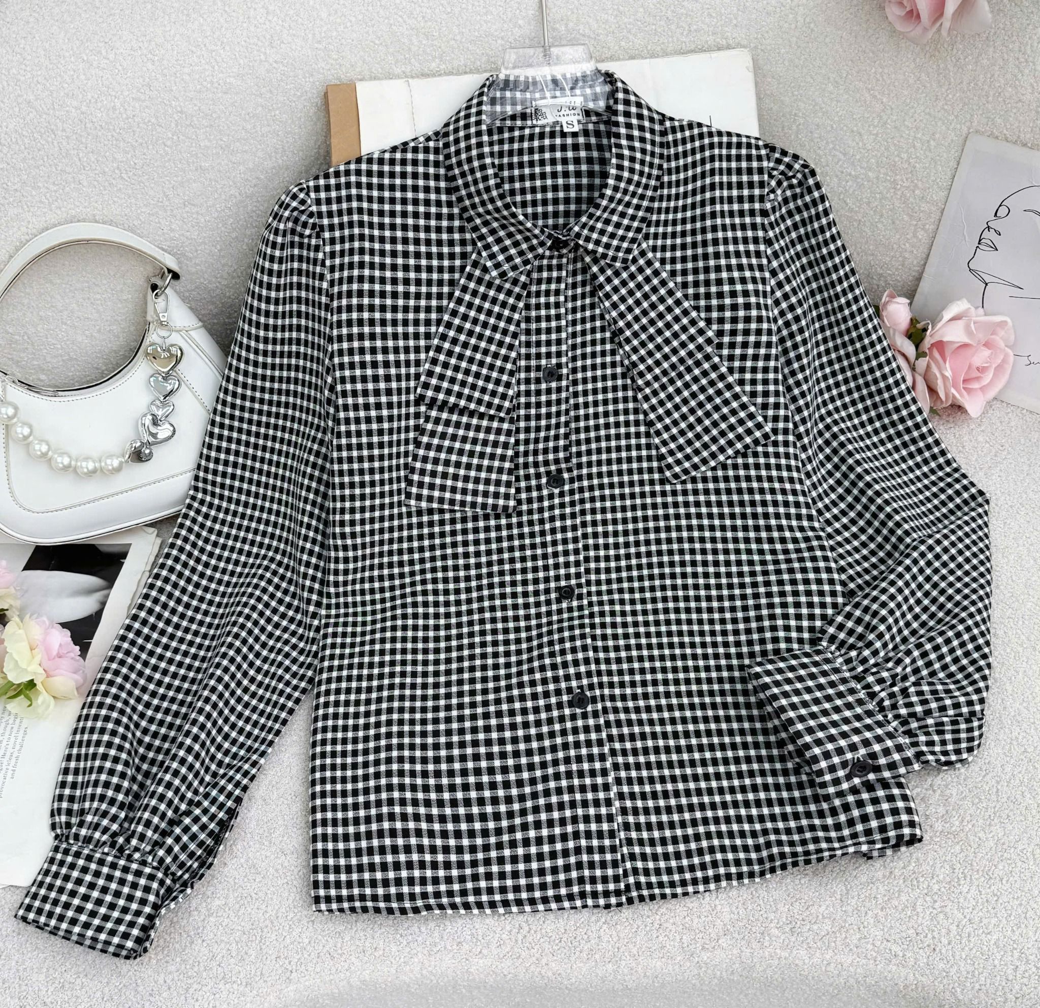 Áo Cotton Gân Thiết Kế TuTu Store Dành Cho Nữ - Mã AS530