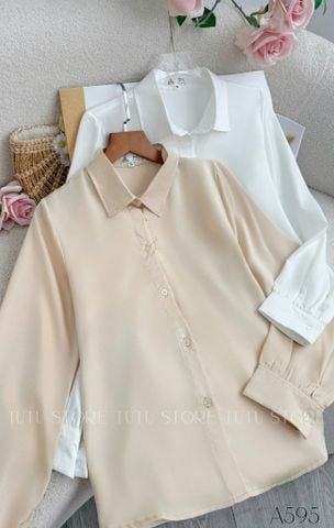 Áo Lụa Mango Thiết Kế TuTu Store Phù Hợp Công Sở Dành Cho Nữ - Mã A595