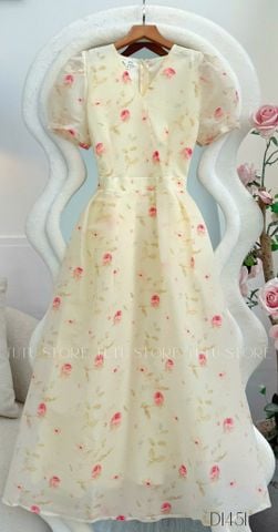 Đầm Tơ Nén Thiết Kế TuTu Store Phù Hợp Đi Làm Dành Cho Nữ - Mã D1451