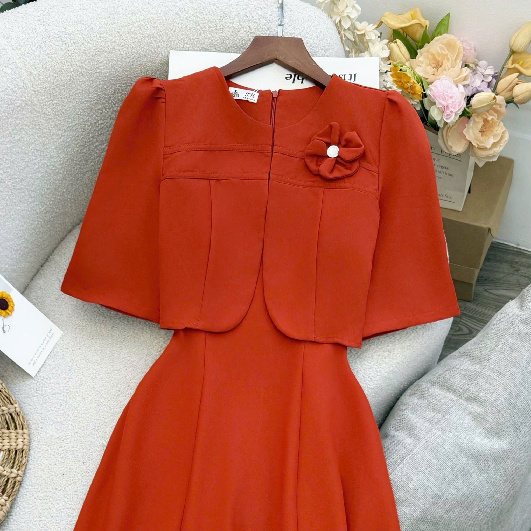 Đầm Liền Thiết Kế Dáng Xòe Đi Tiệc TuTu Store Mã D1657