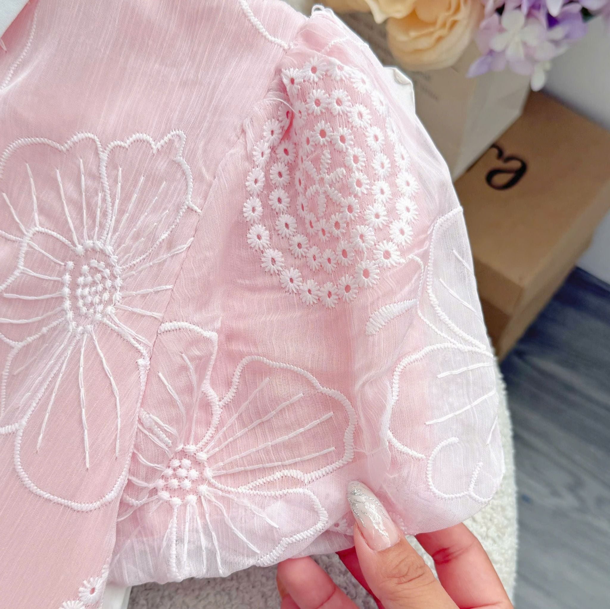 Đầm Tơ Thêu Cổ Sơ Mi Thiết Kế TuTu Store Phù Hợp Đi Chơi Dành Cho Nữ - Mã D1437