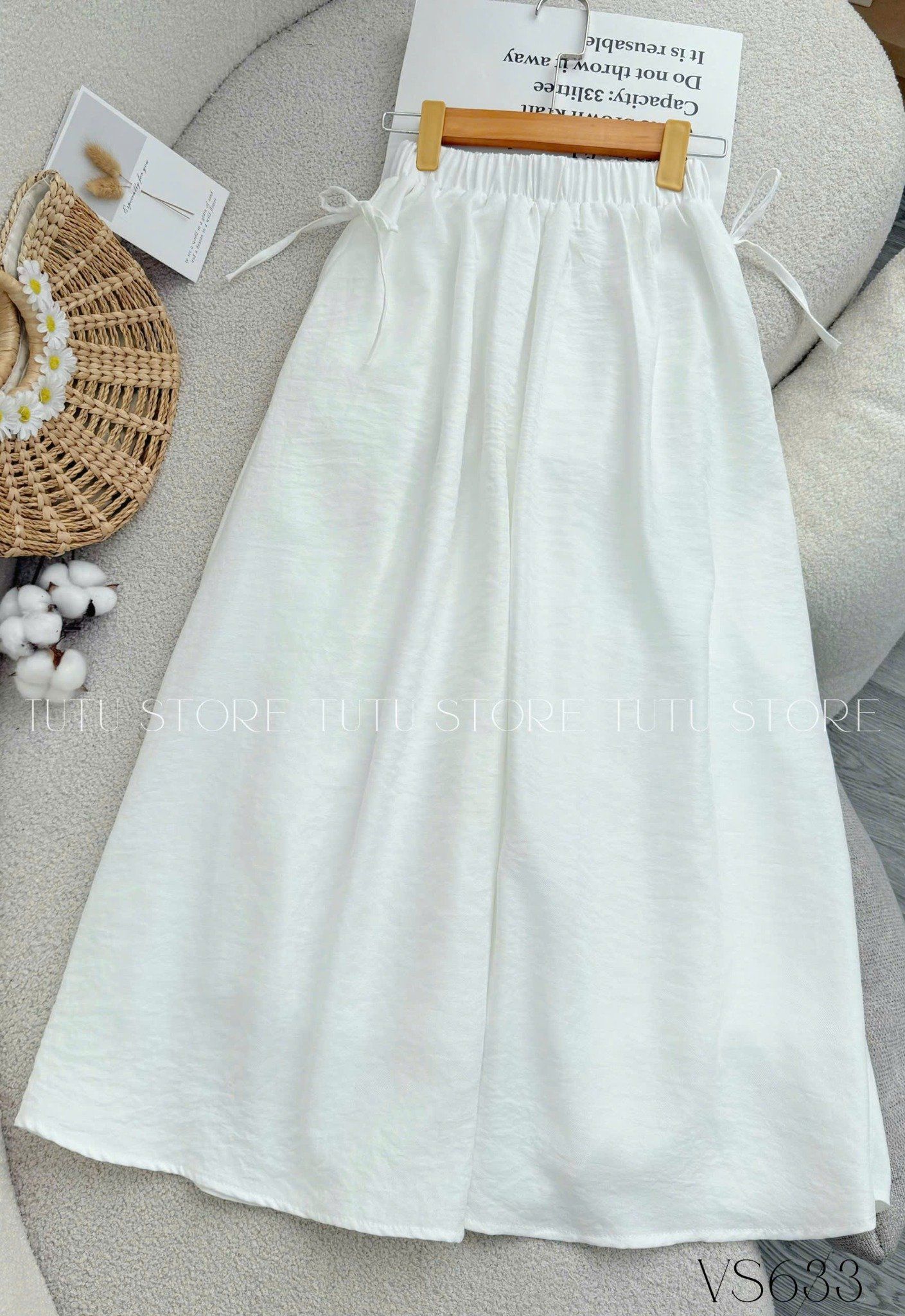 Chân Váy Đũi Lạnh Thiết Kế TuTu Store Phù Hợp Công Sở Dành Cho Nữ - Mã VS633