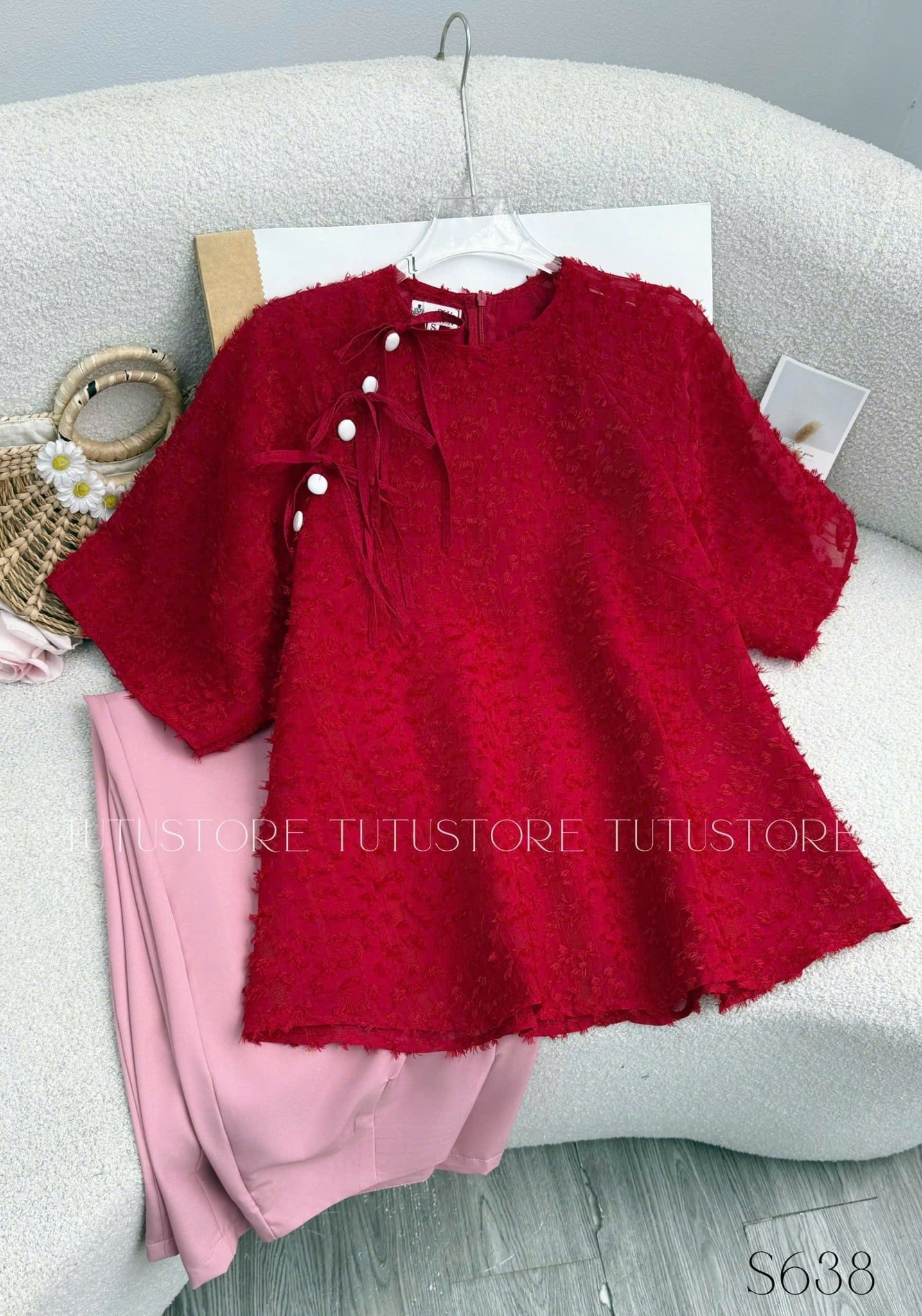 Áo thiết kế cách tân đi tiệc TuTu Store - Mã AS638