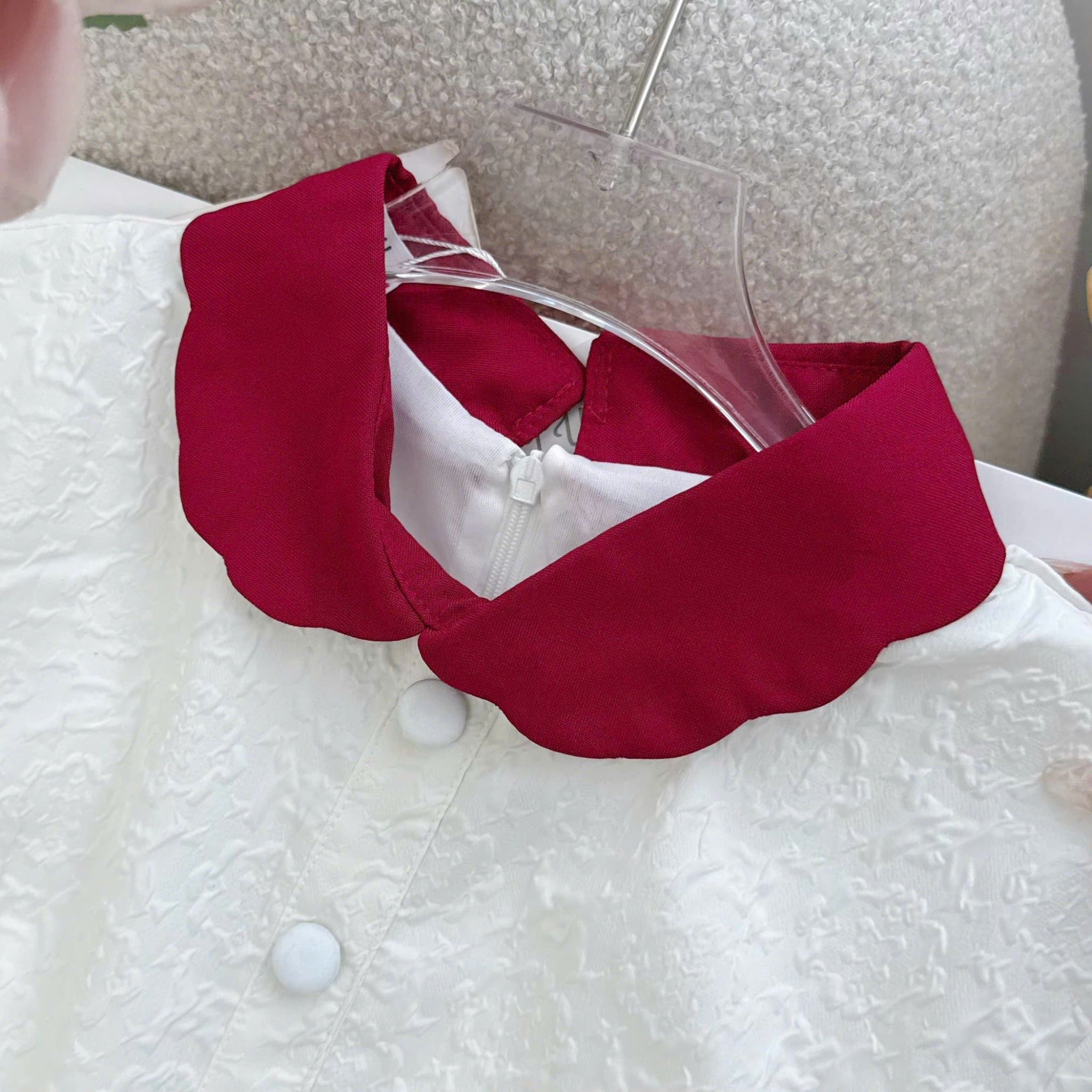 Đầm thiết kế cổ sơ mi bo tròn công sở TuTu Store - Mã D1548