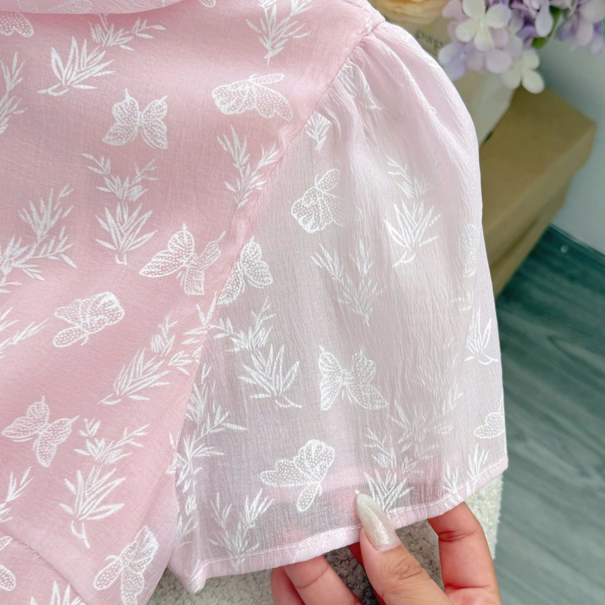 Đầm Tơ Nén In Thiết Kế TuTu Store Phù Hợp Đi Làm Dành Cho Nữ - Mã D1432