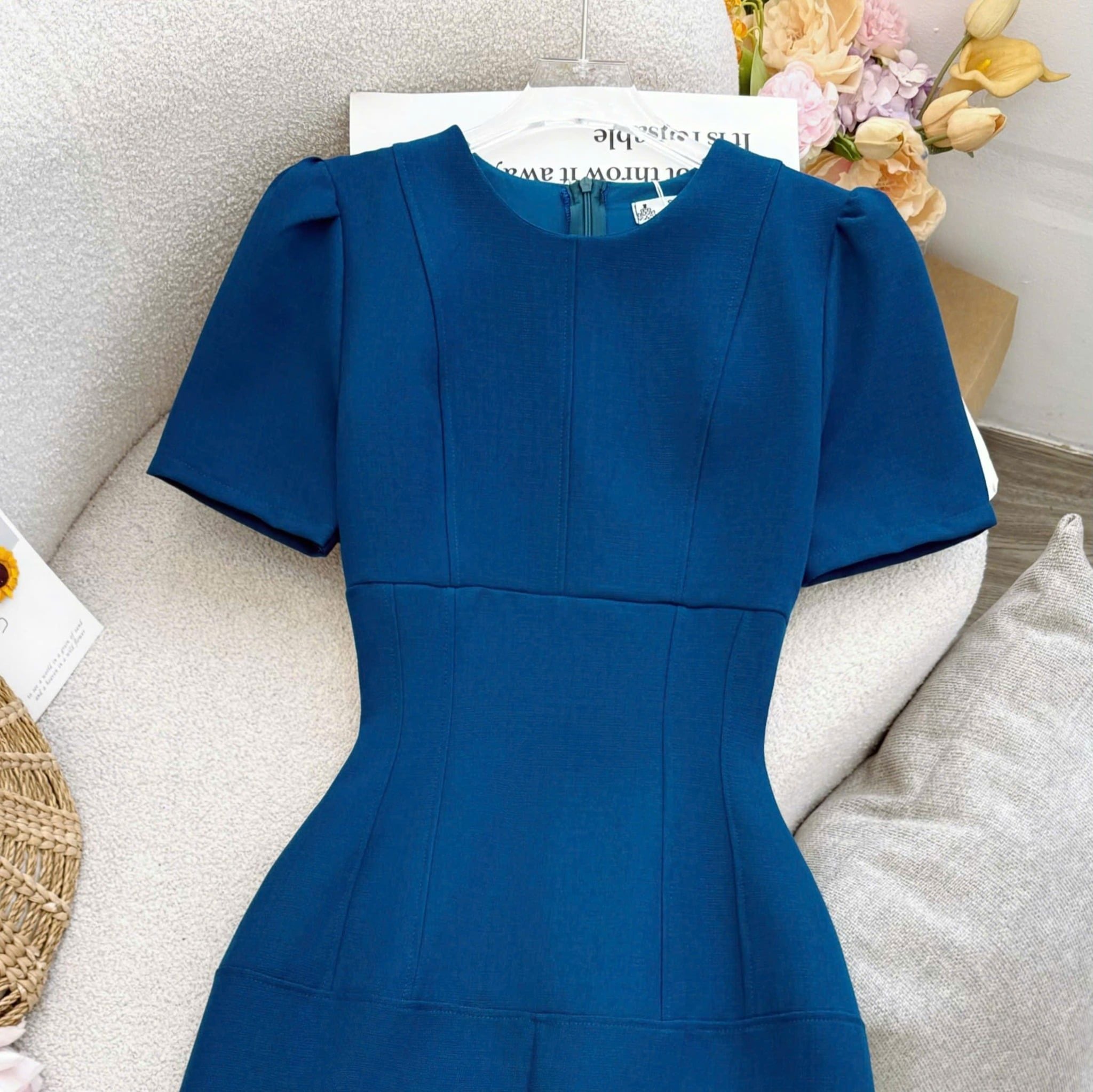 Đầm Thiết Kế Cổ Tròn Dáng Dài Đi Tiệc TuTu Store Mã D1668