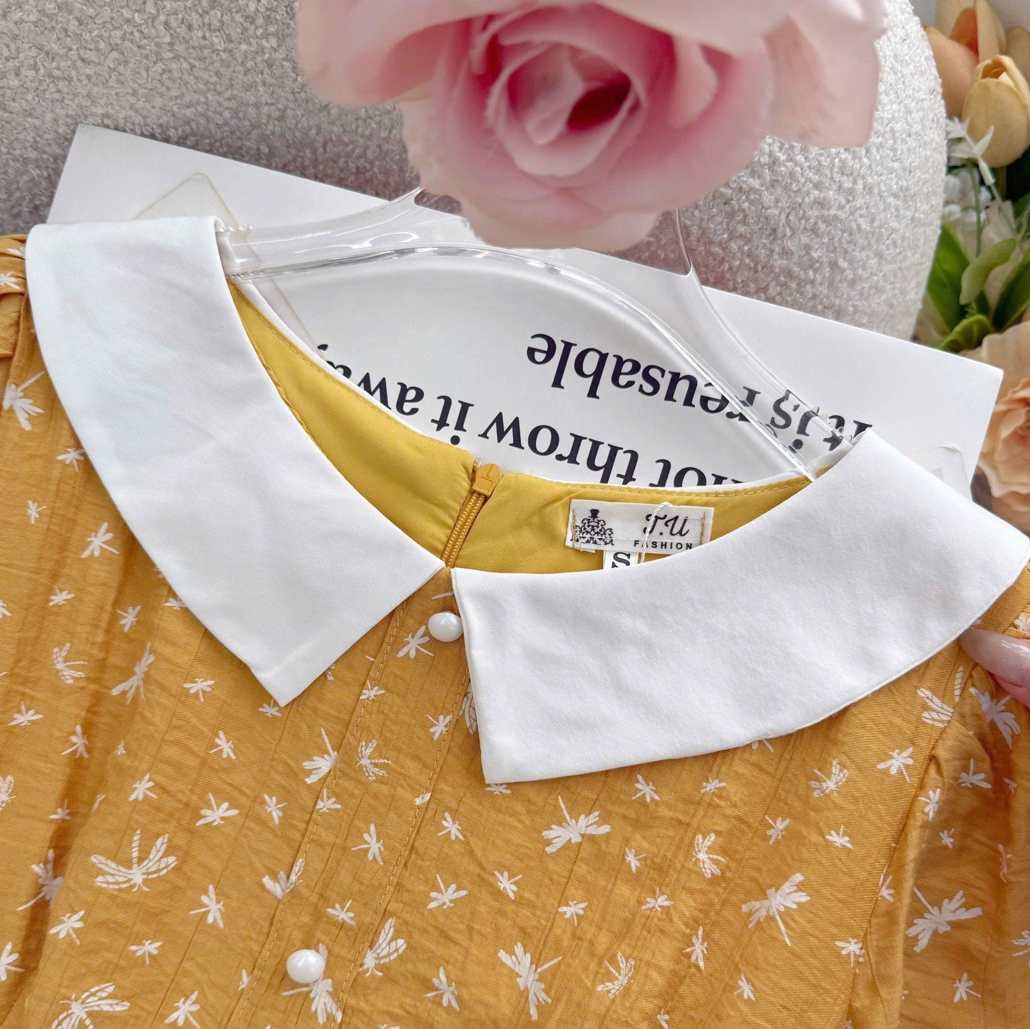 Đầm Tơ Xốp Nhăn Thiết Kế TuTu Store Phù Hợp Đi Chơi Dành Cho Nữ - Mã D1443