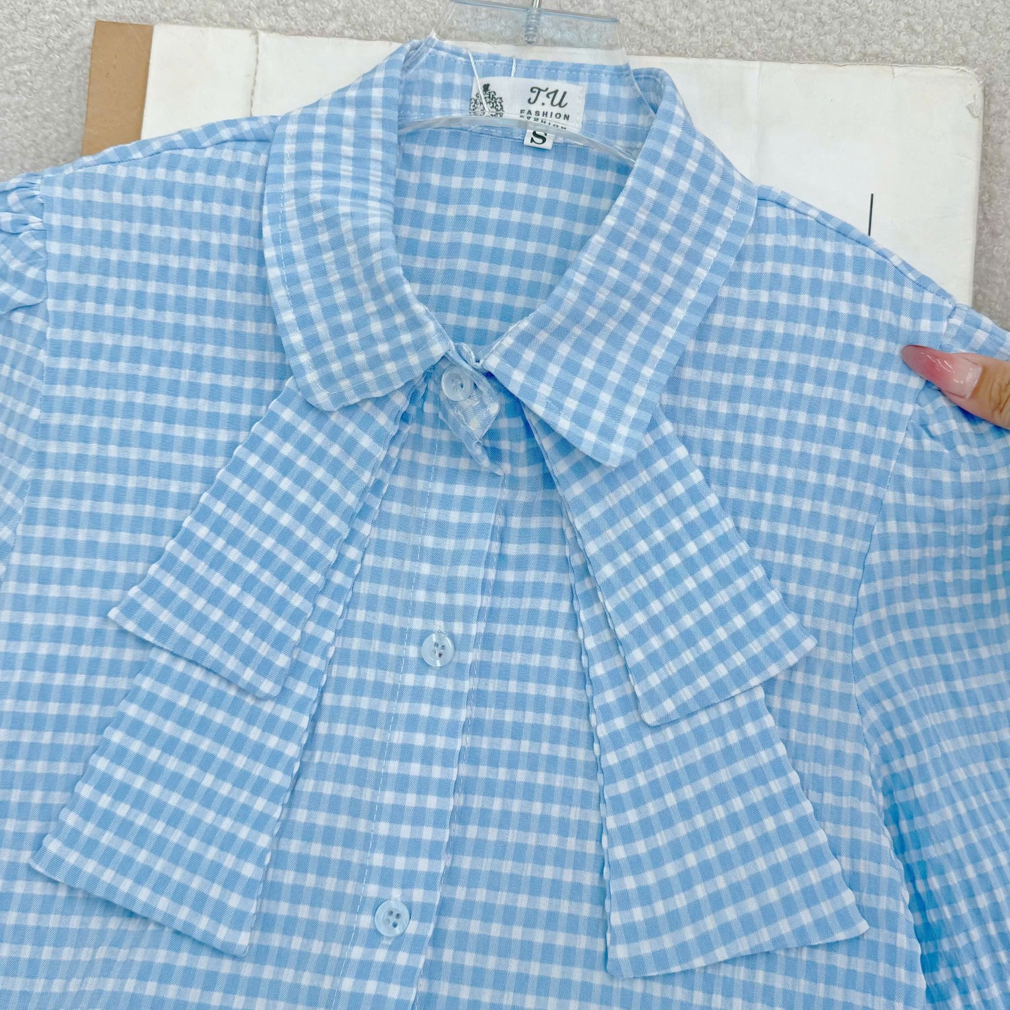 Áo Cotton Gân Thiết Kế TuTu Store Dành Cho Nữ - Mã AS530